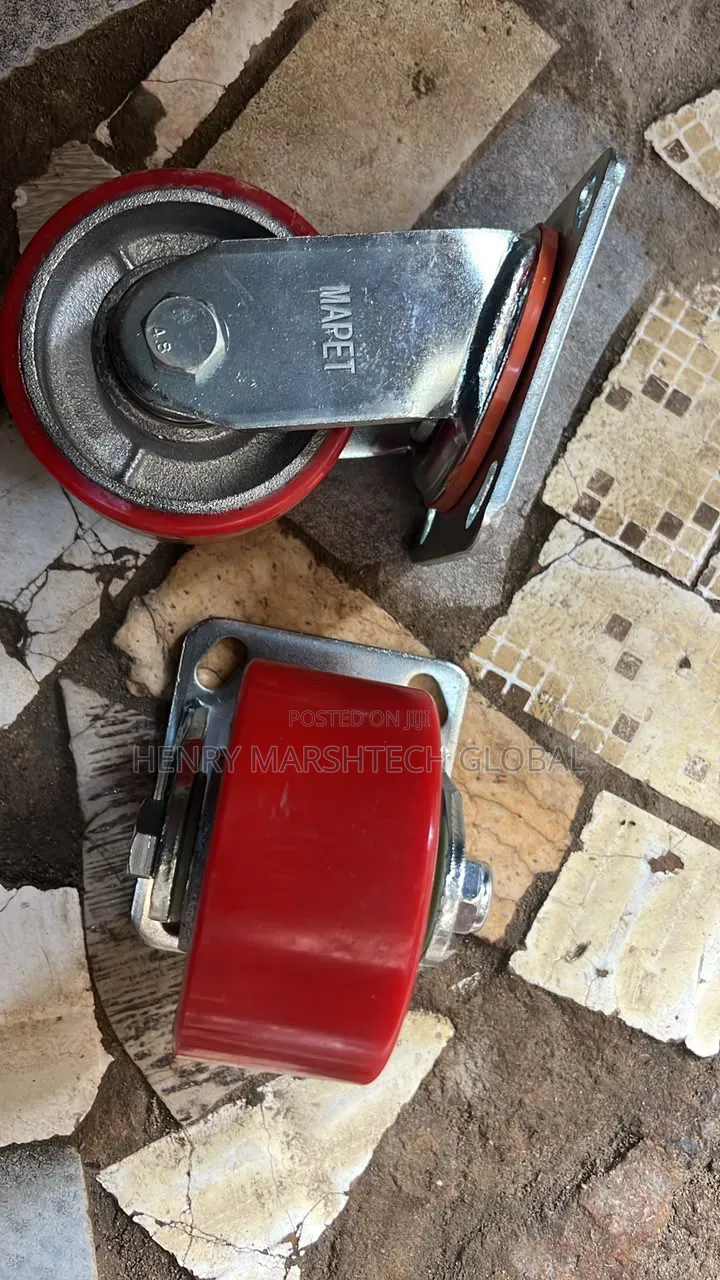 Red Caston Wheel (4")