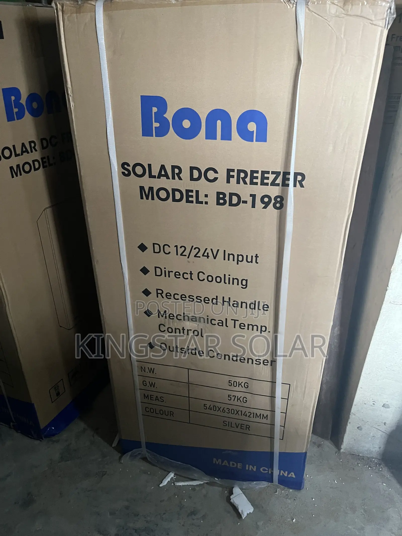 Bona Solar Dc Freezer Model: Bd - 198l