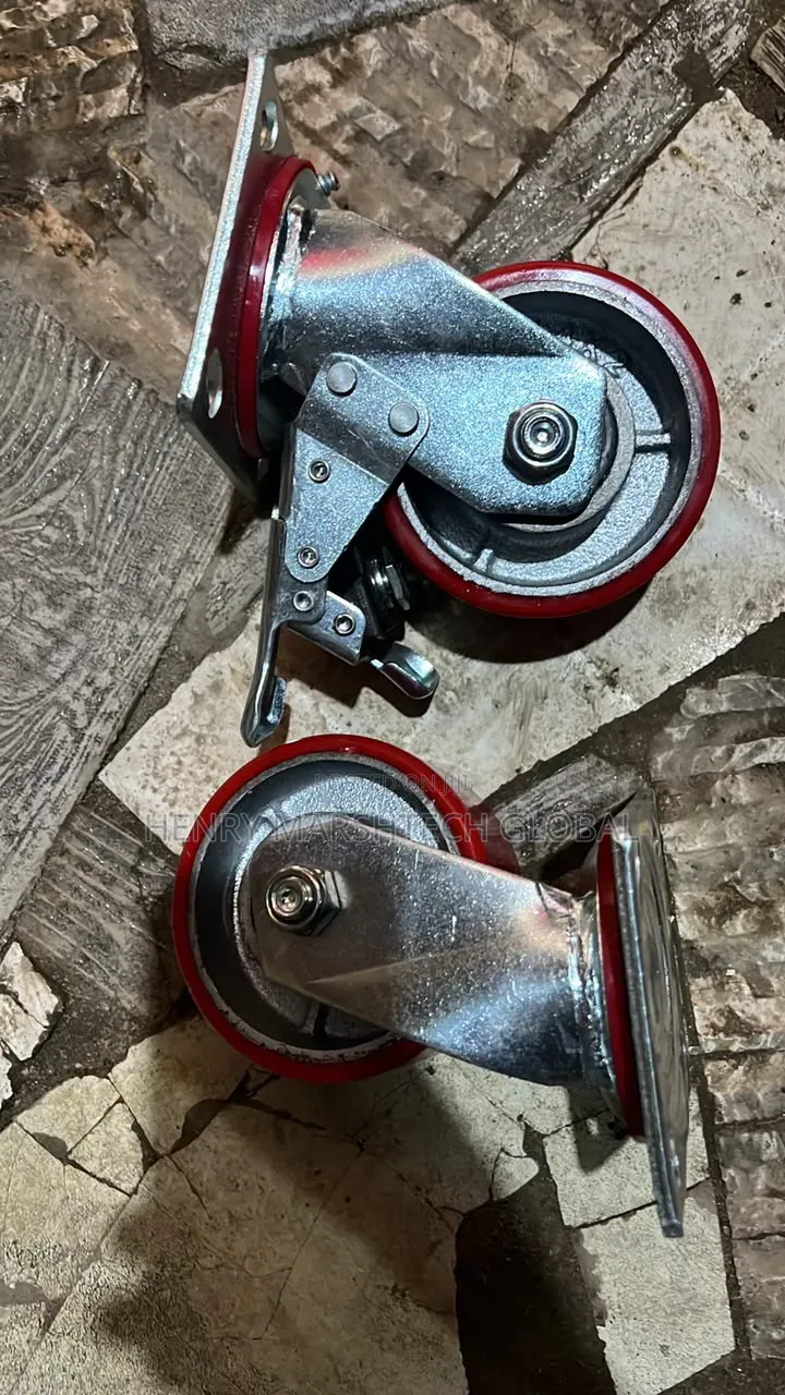 Caston Wheel/With Break (4")
