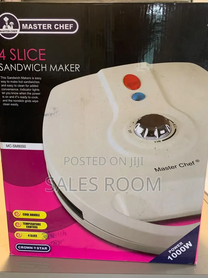 Master Chef 4 Slice Toaster/ Sandwich Maker