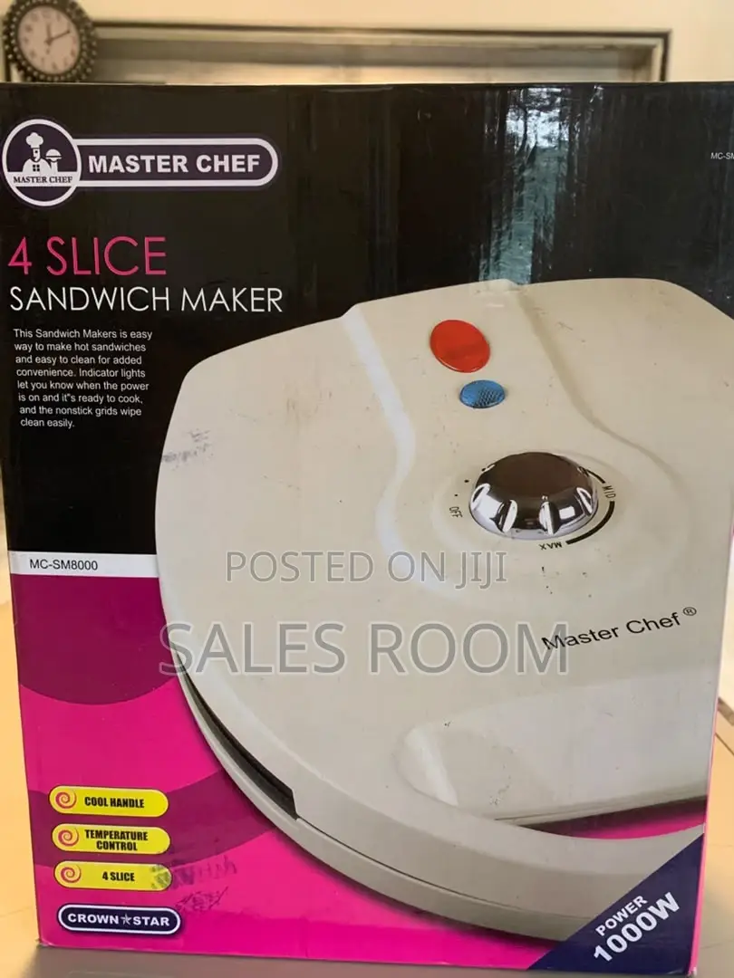 Master Chef 4 Slice Toaster/ Sandwich Maker