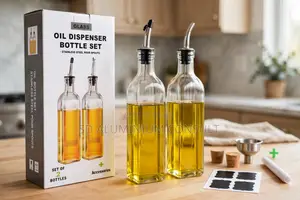 Oil Dispenser Bottles Set