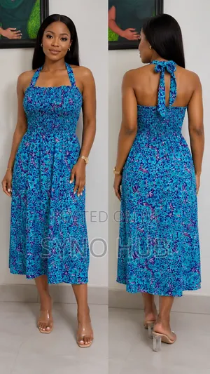 Colourful Shein Halterneck Dress