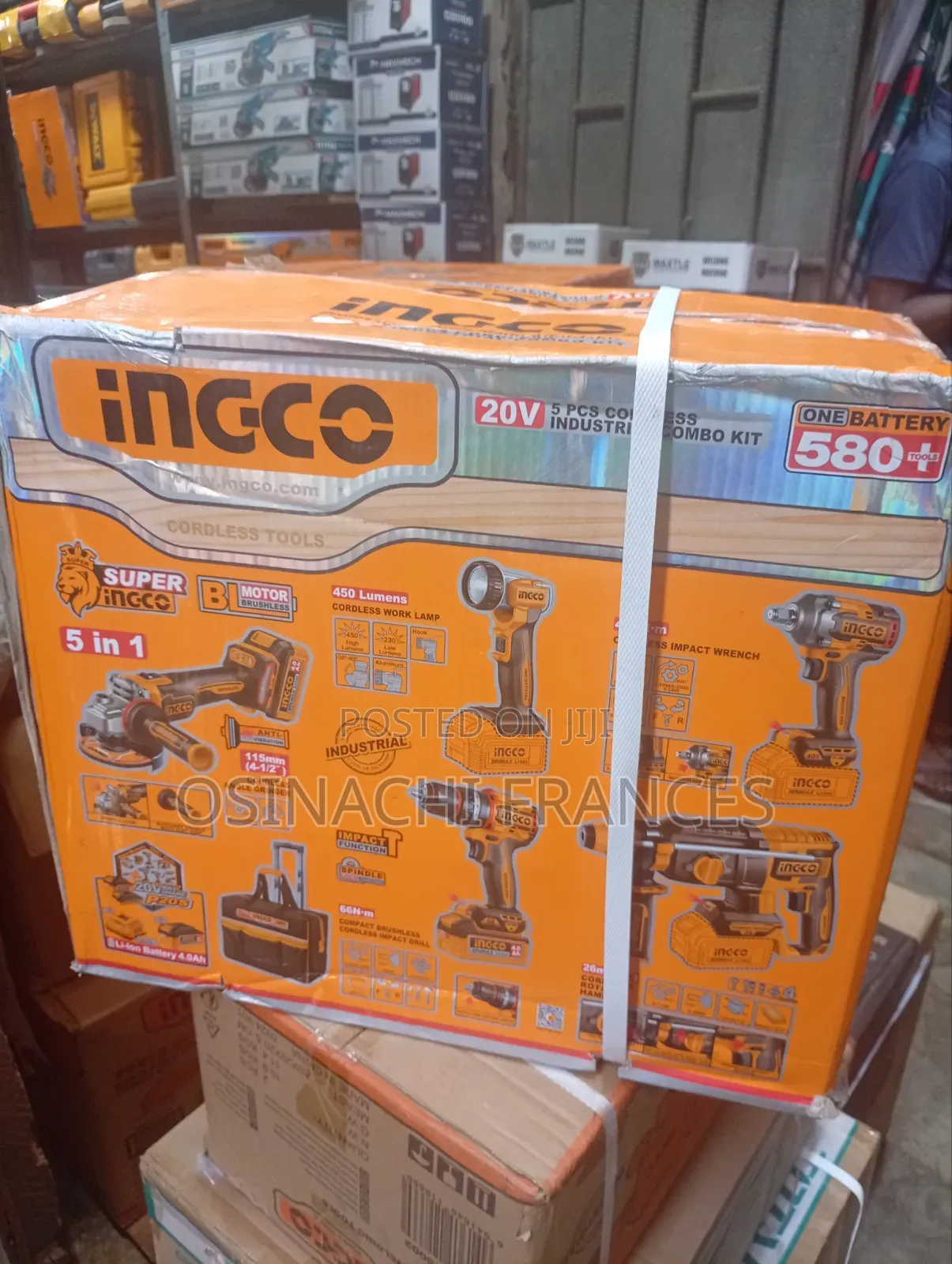 Ingco Cordless 5 In1 Combo Machines