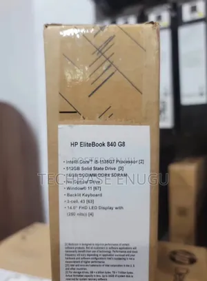 New Laptop HP EliteBook 840 G8 16GB Intel SSD 512GB