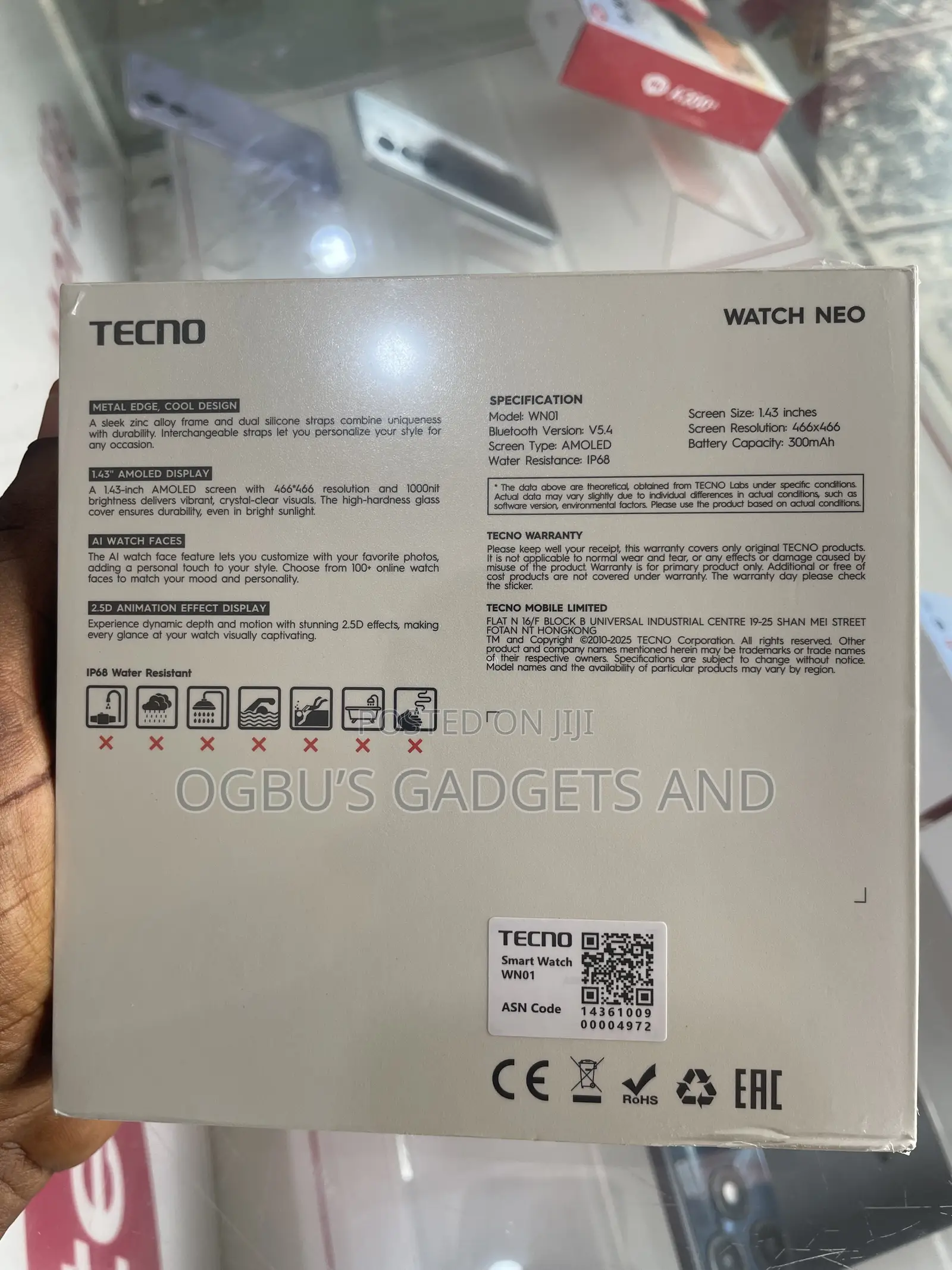 Tecno Watch Neo