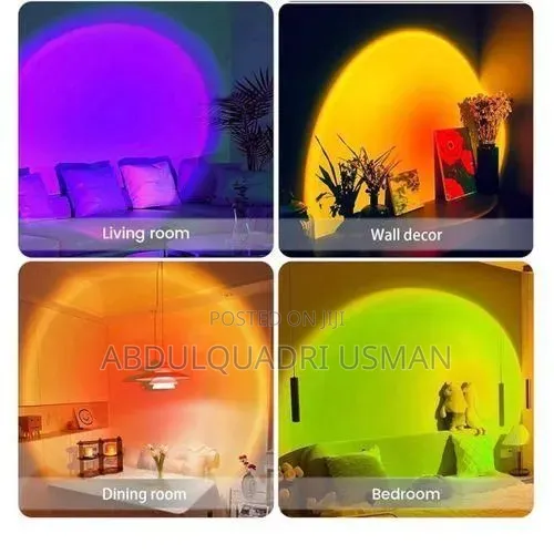Sunset Lamp Projector Rechargeable - Sun Lamp Projection