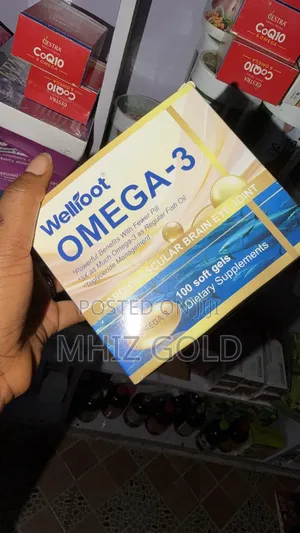 Wellroot Omega 3 Fish Oil - Heart Brain Joint Support 100 Softgels