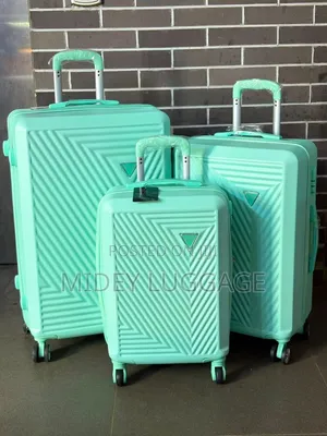 Set of 3 Plastic Luggage Box