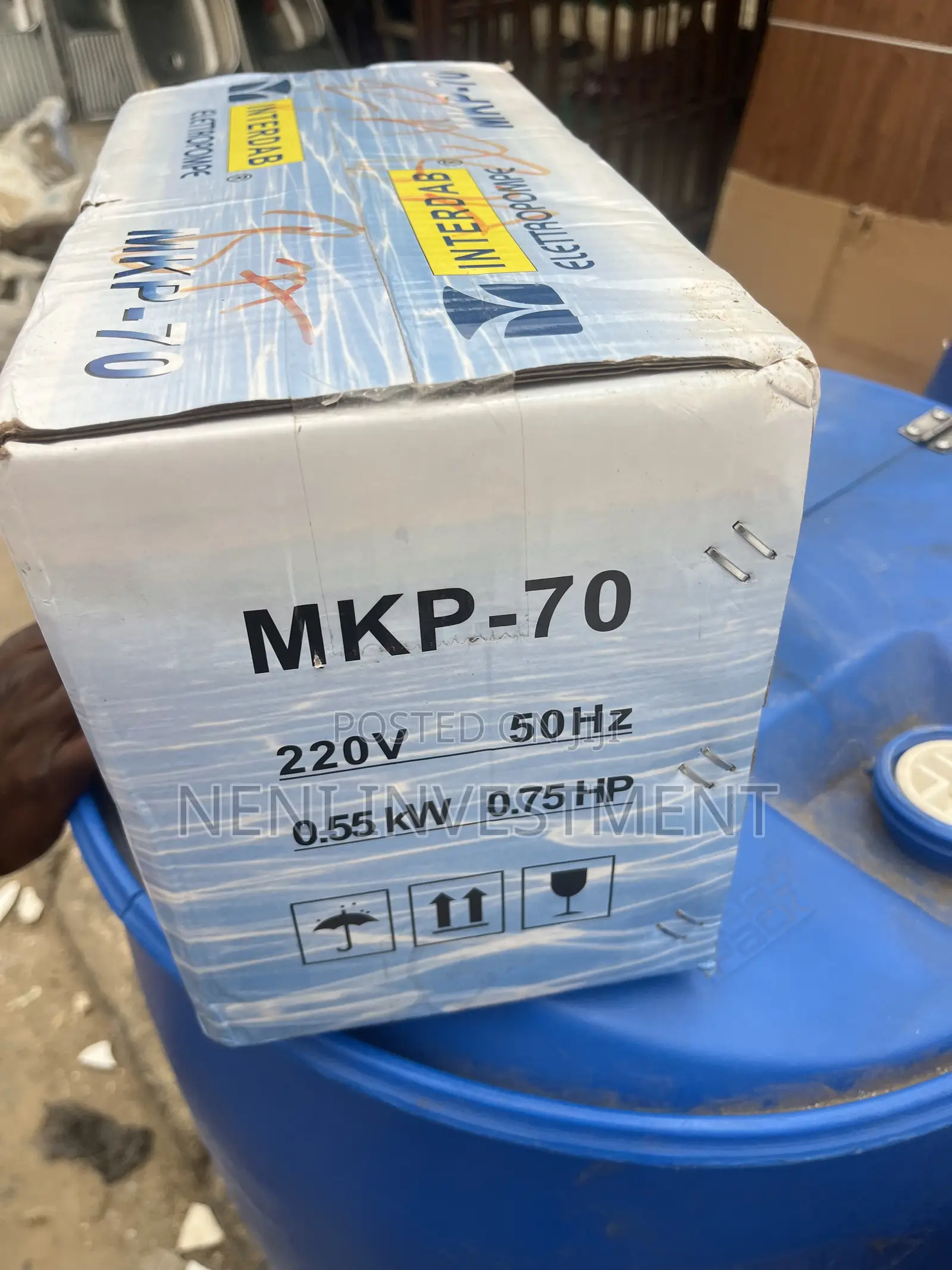 0.75 HP Pressure Pump Interdab