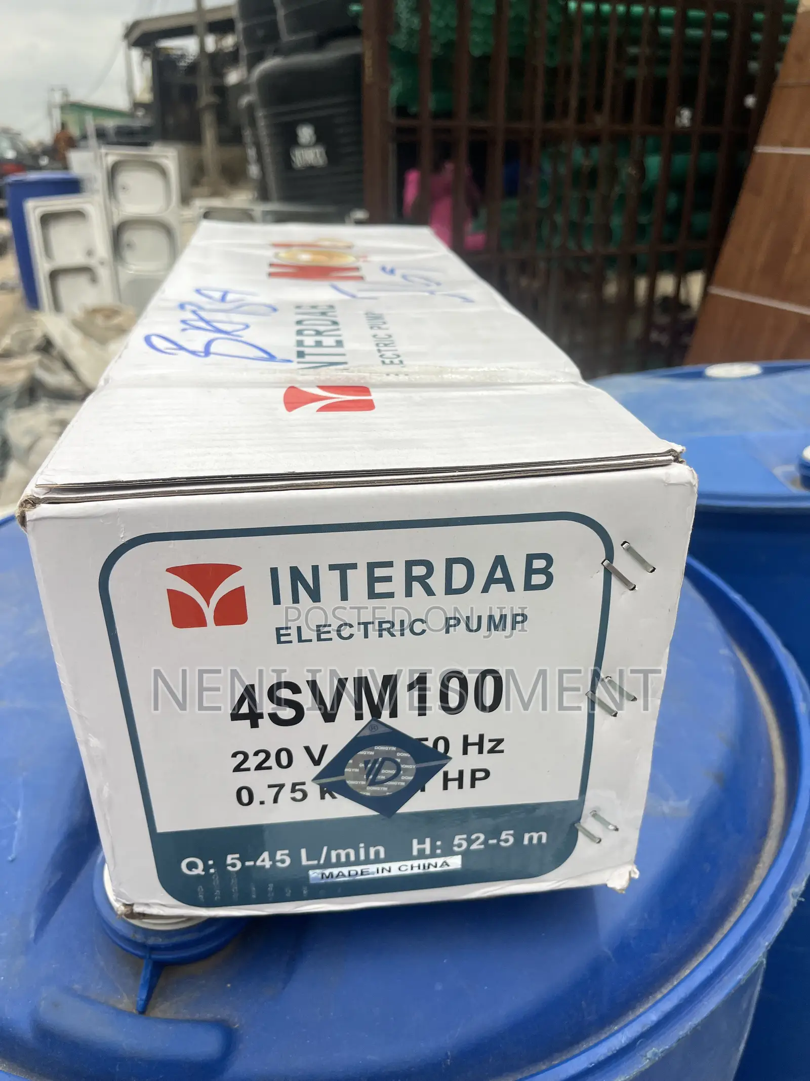Interdab Junior Pumping Machine 1hp