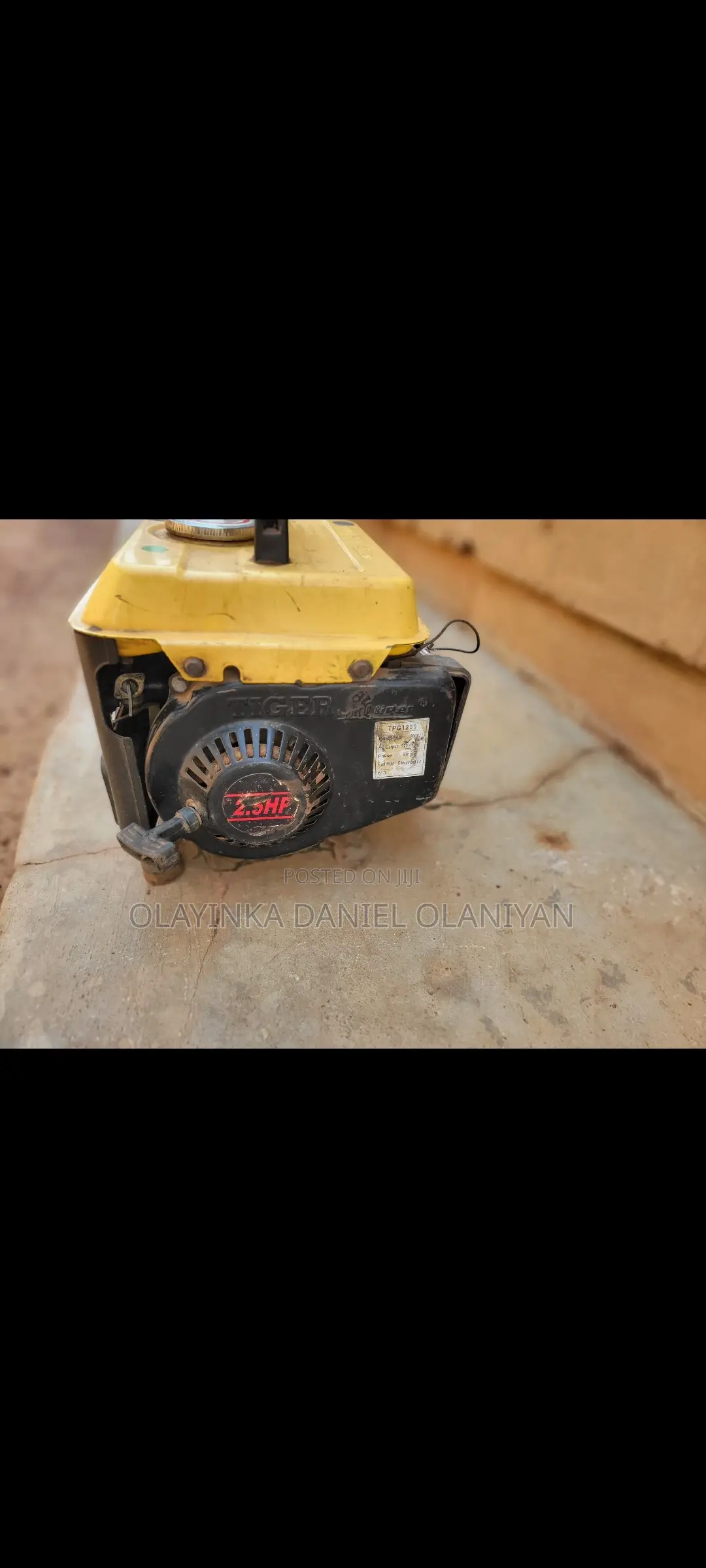Fairly Used Tiger Generator