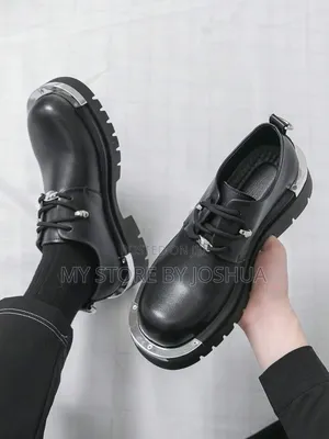 Chunky Metal-Toe Platform Loafers