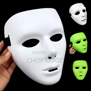 Plain White Halloween Mask