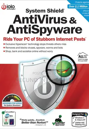 Iolo System Shield AntiVirus and AntiSpyware 1 Device 1 Year Iolo Key