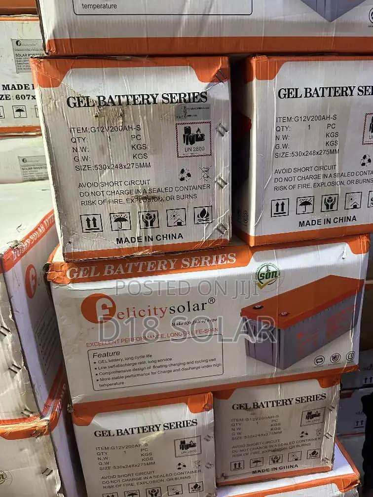 Felicity Gel Batteries 200ah