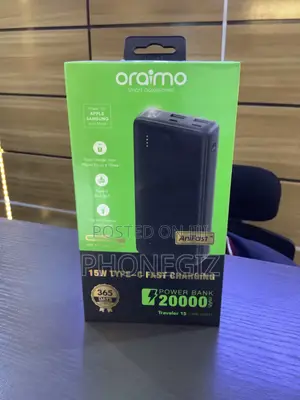 Oraimo Power Bank 20,000mah 15w Traveler 15
