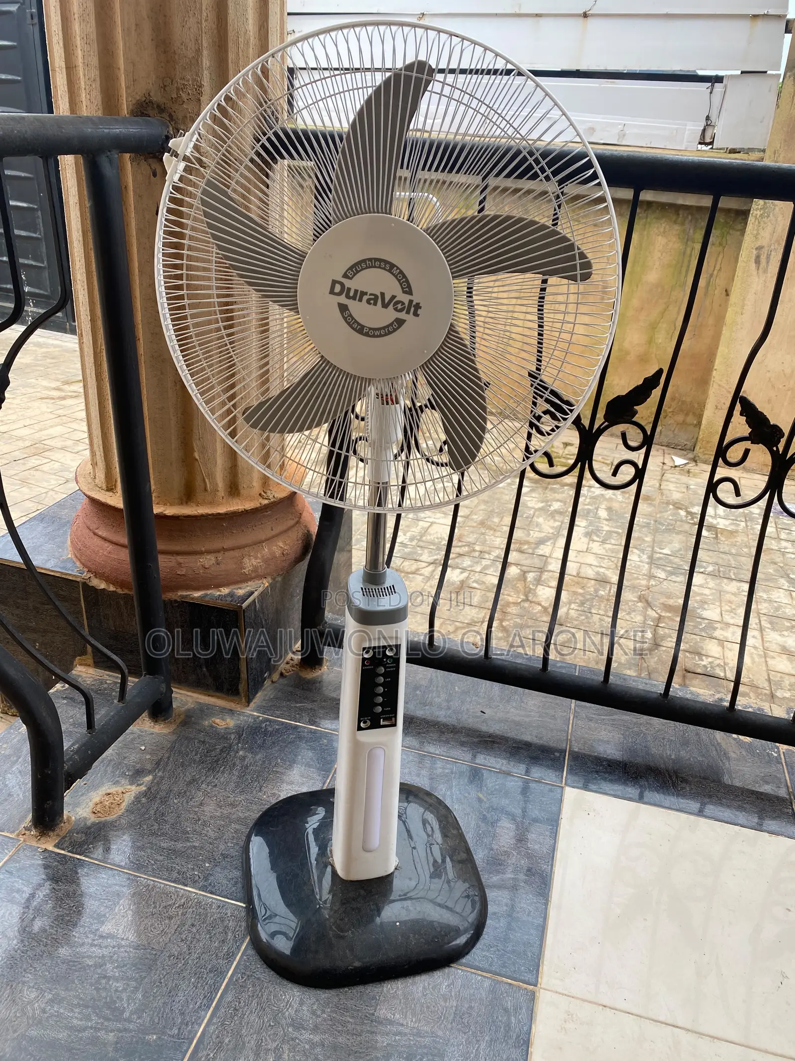 Rechargeable Solar Fan