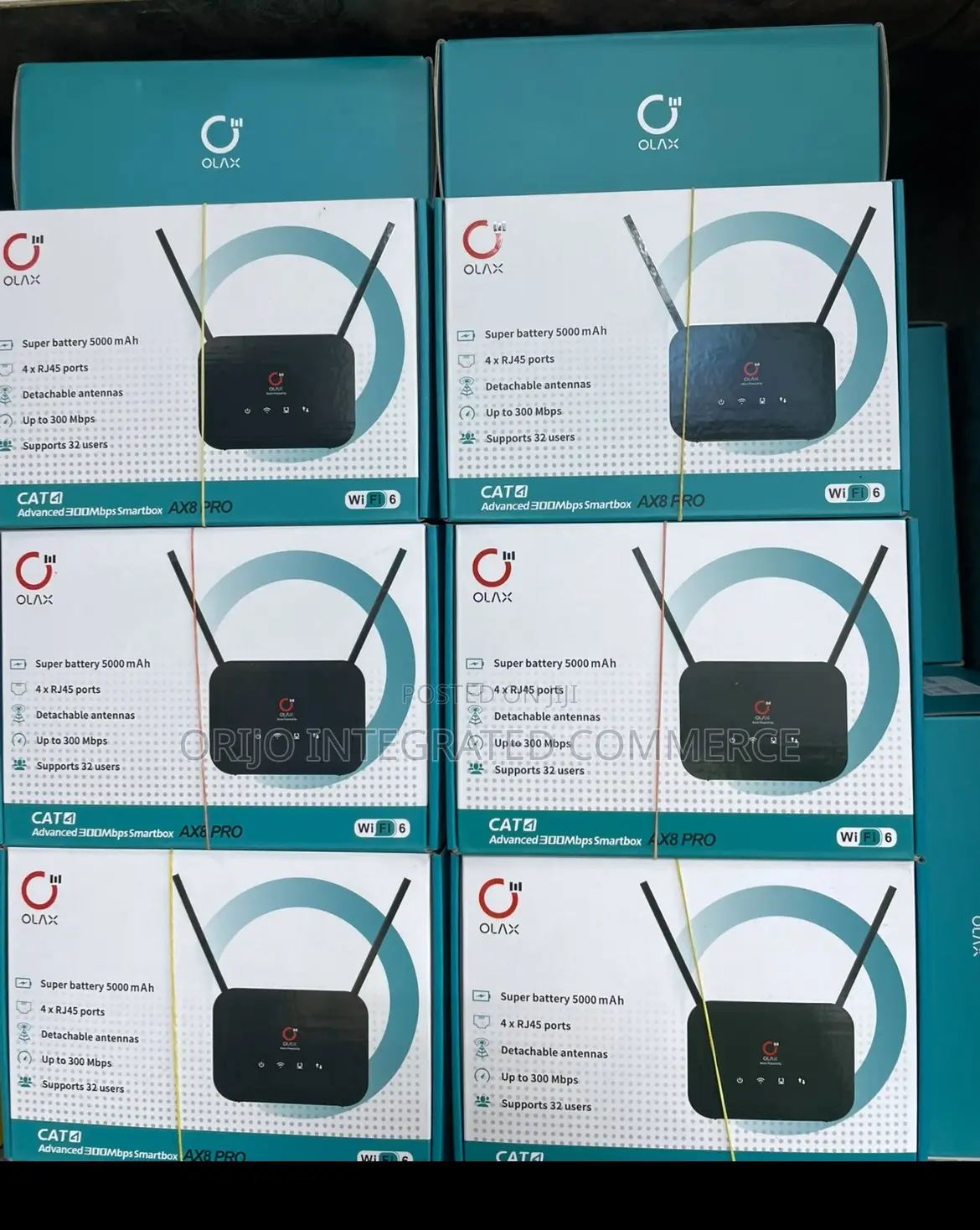 Olax Advanced 300Mbps Smartbox SIM ROUTER AX8 PRO WiFi 6