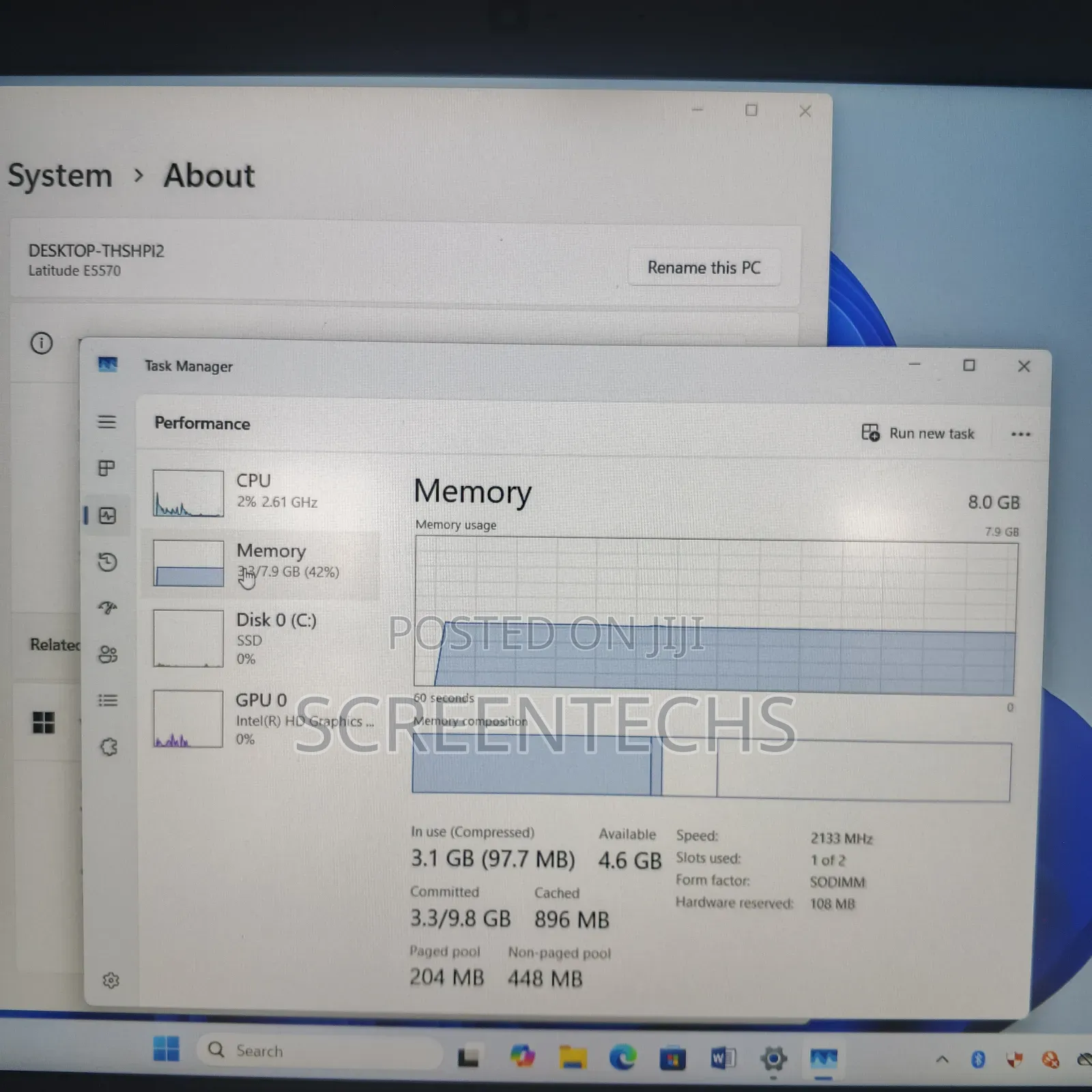 Laptop Dell Latitude E5570 8GB Intel Core i5 SSD 256GB