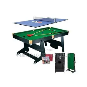 Premium 2-in-1 Foldable 6ft Snooker Table – Play, Fold Store