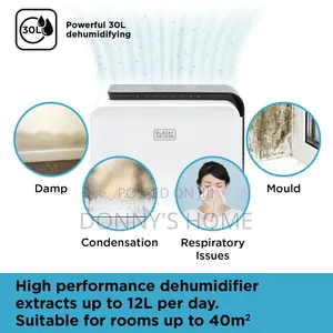 Black and Decker 30L Dehumidifier