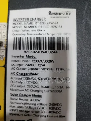 Restar Solar Hybrid Inverter 3kva