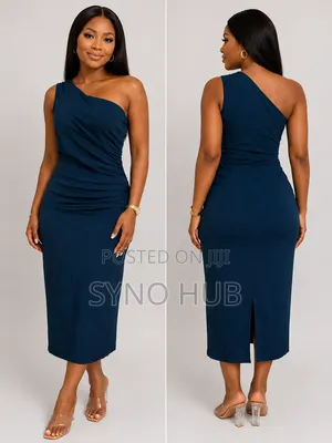 Slitted Lovely Dress With One Hand