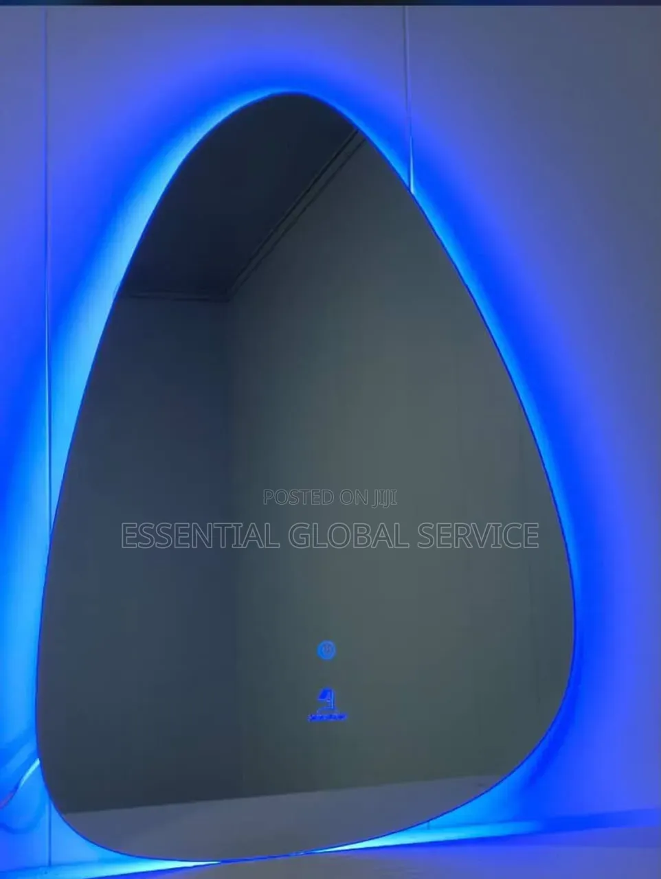 Irregular Pebble / Asymmetrical Organic-Shaped LED Smart Wall Mirror.