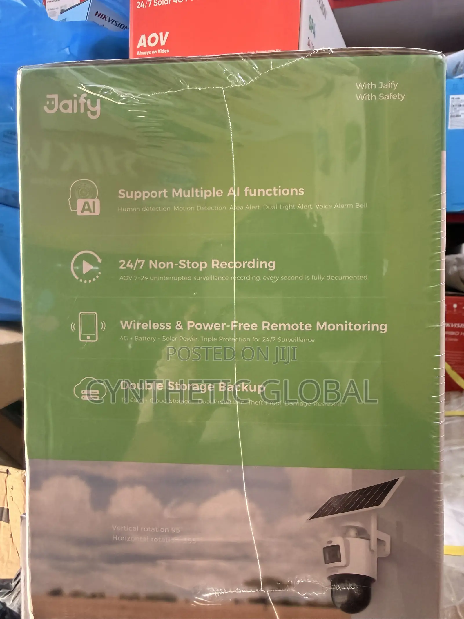 Jaify AOV 4G Solar PT Camera