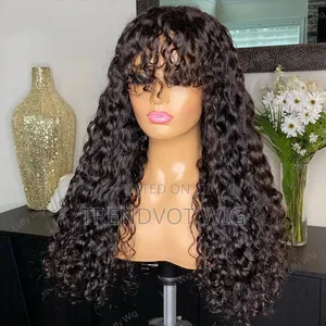 24 Inch Water Wave Glueless Kinky Curly Bob Wig