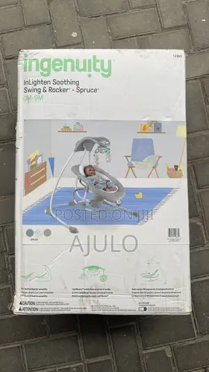 Imported Ingenuity Electric Baby Swing With Light and Songs