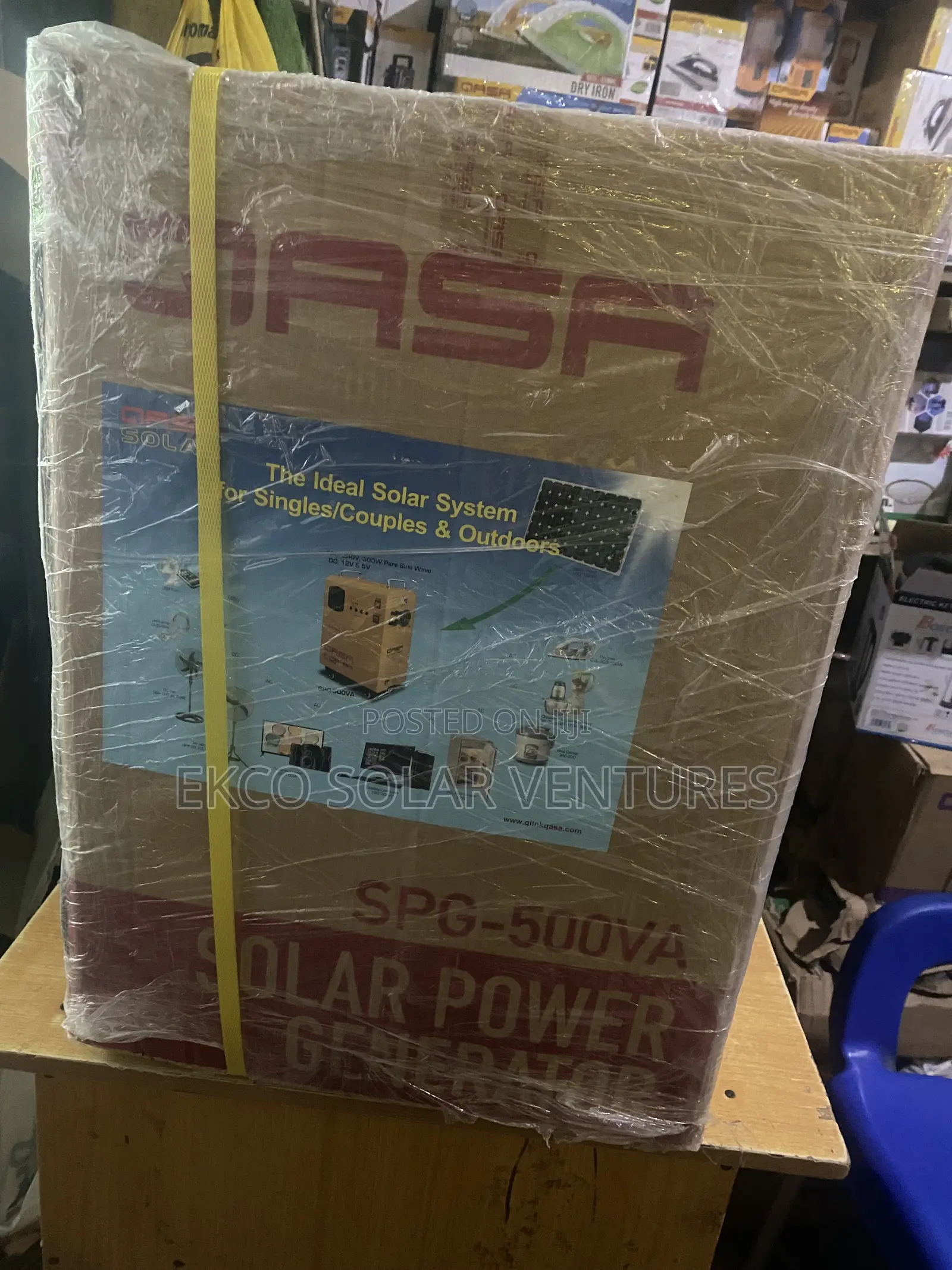 Qasa SPG-500va Solar Power Generator With Panel