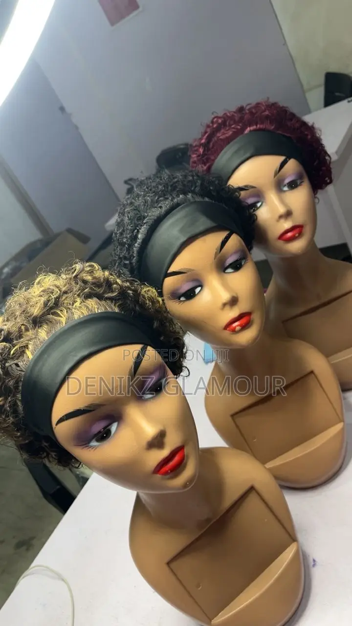 Human Hair Band Pixie Curl