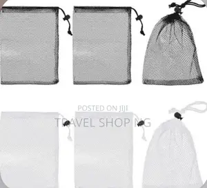 2D Mesh Bag With Zipper| Durable for Easy Storage and Organization.