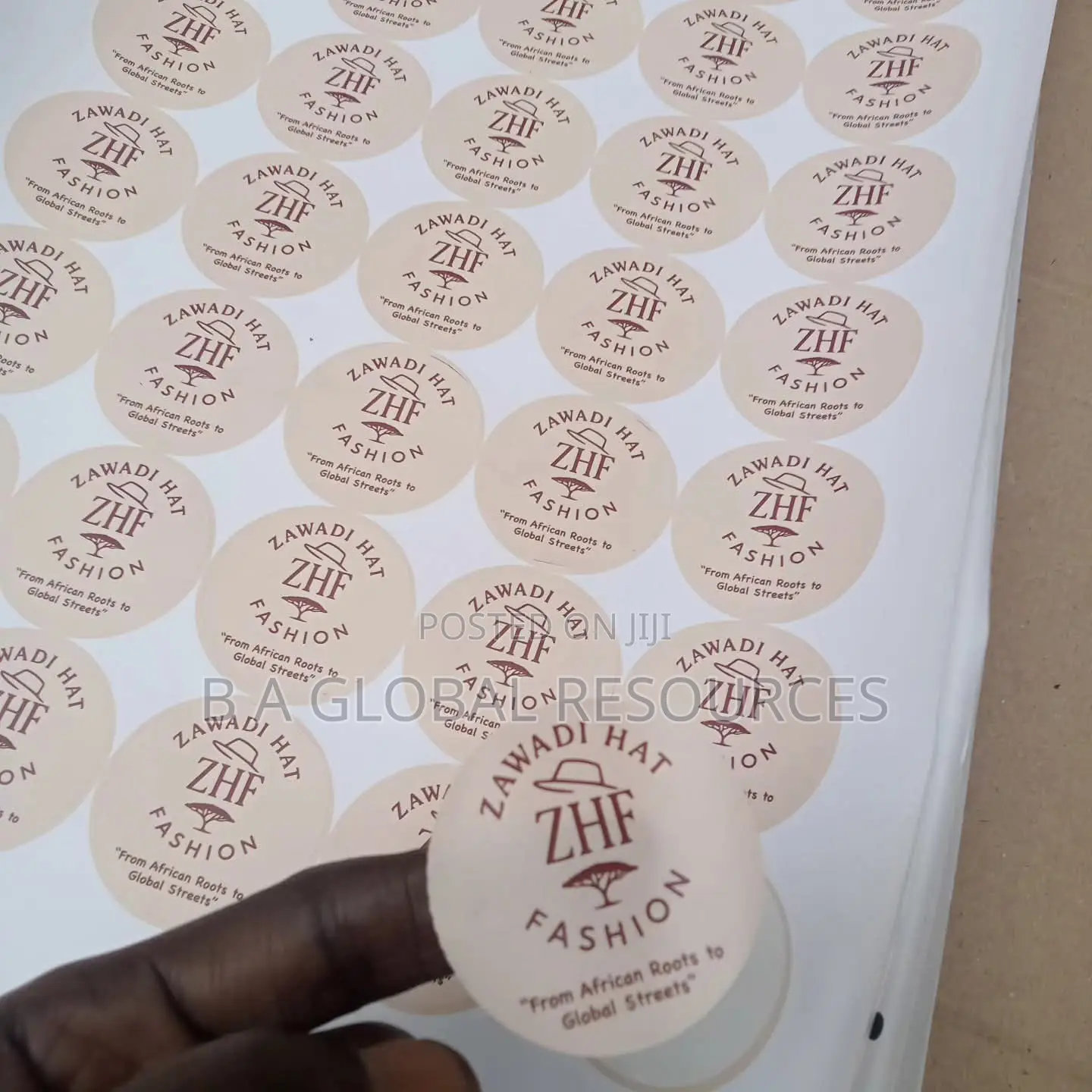 Rounded Sticker