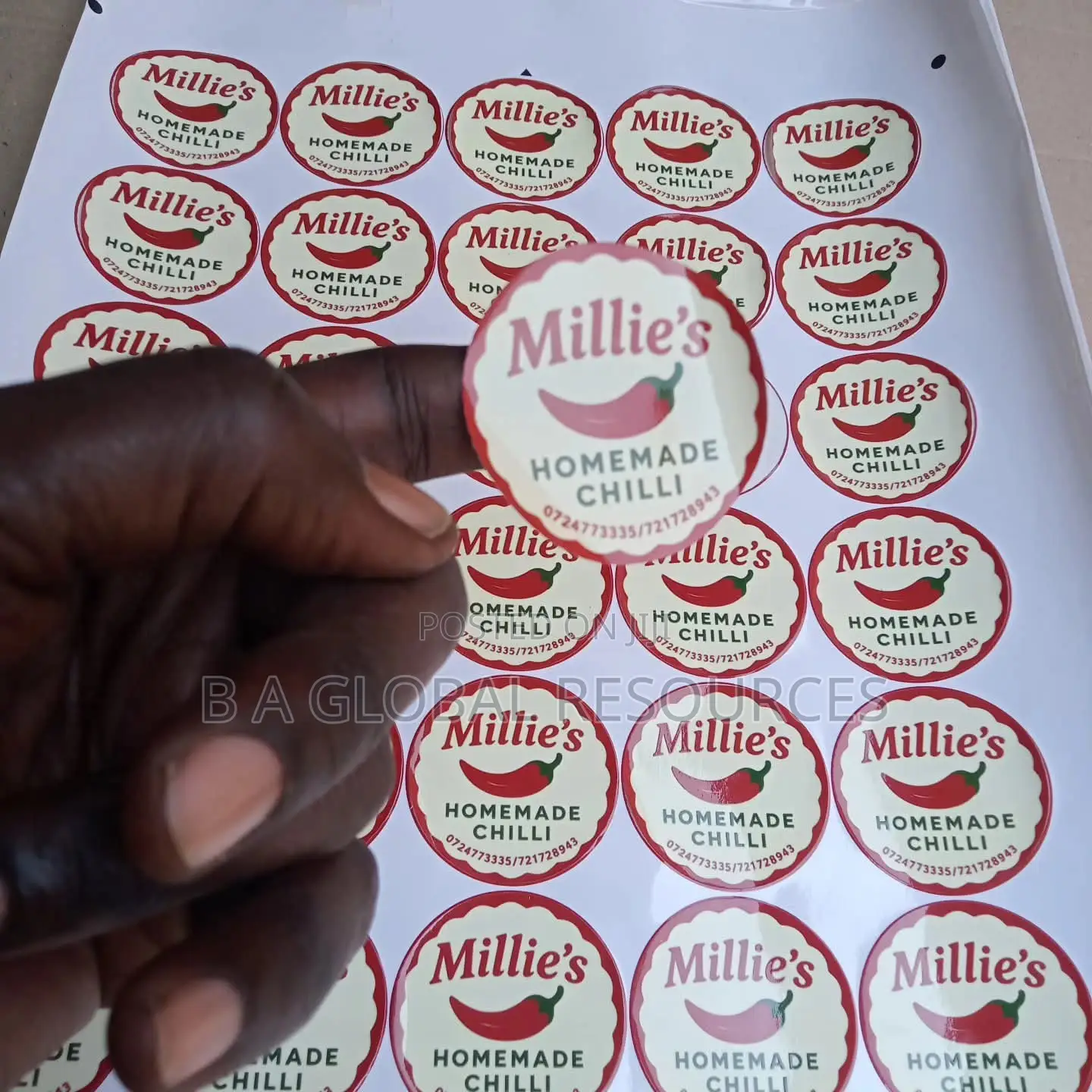 Rounded Sticker