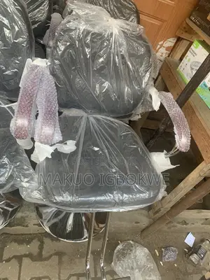 Rotatable Salon Chair With Footrest