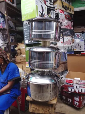 36,38,40cm Stainless Steel Cookset