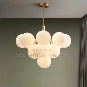 Modern Minimalist Nordic Pendant Glass Chandelier.