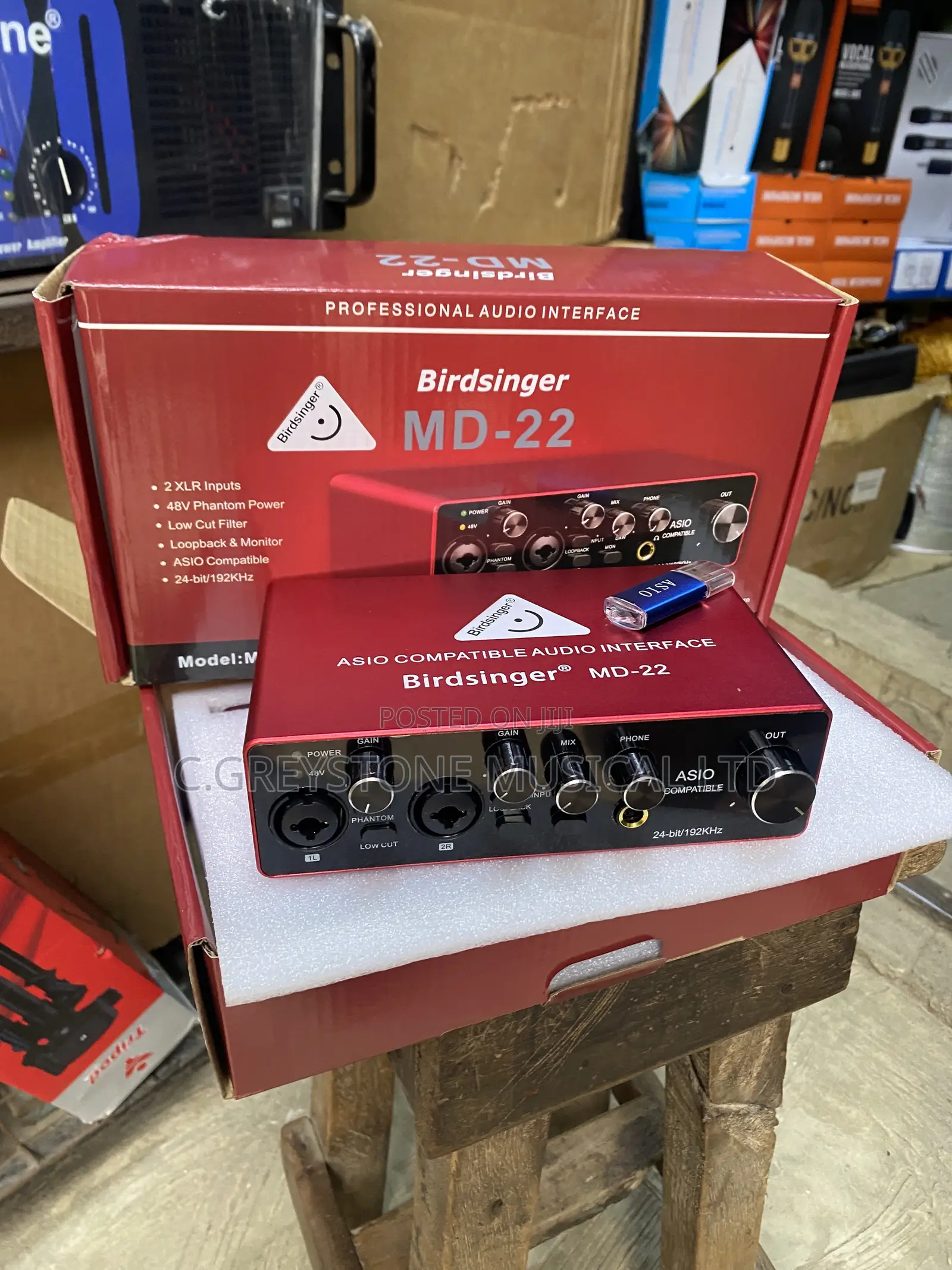 ASIO Audio Interface MD-22 Birdsinger Card