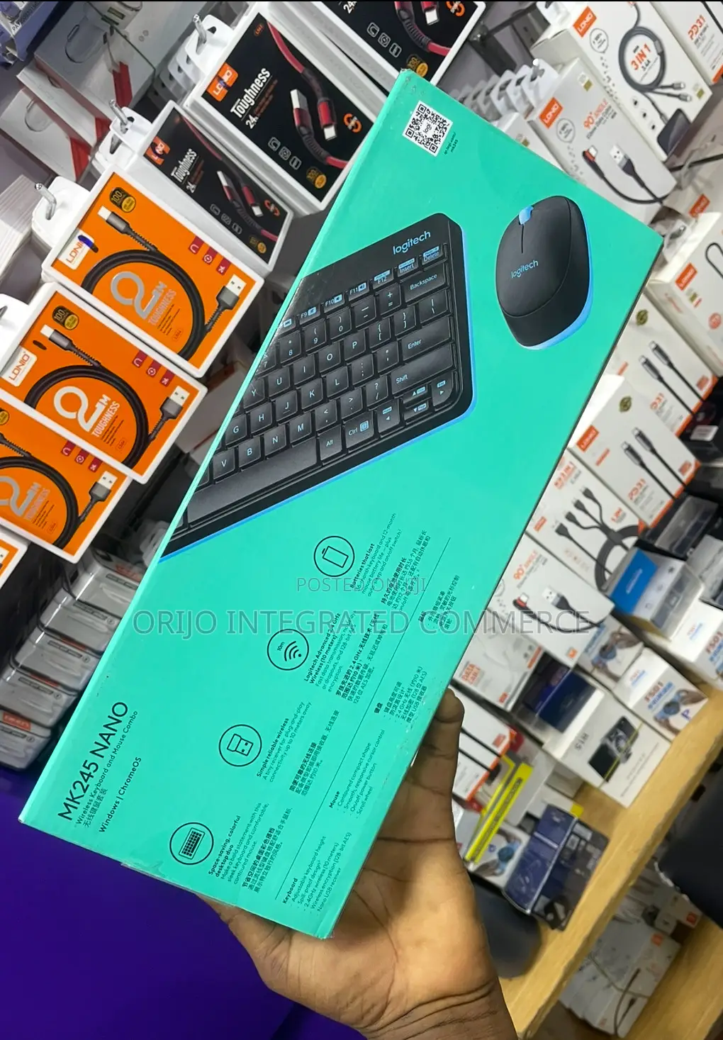 Logitech MK245 NANO Wireless Keyboard and Mouse