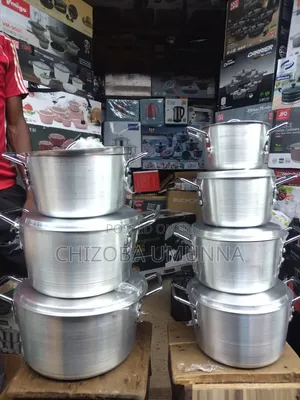 7 Sets Aluminum Cooking Pot 18,20,22,24,26,30cm
