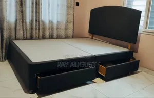 UK Upholstered Bed Frame With Storage Drawers | ₦270,000