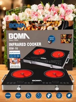 BOMA BM-16 5000W Double Burner Infrared Touch Control Electric Cooker
