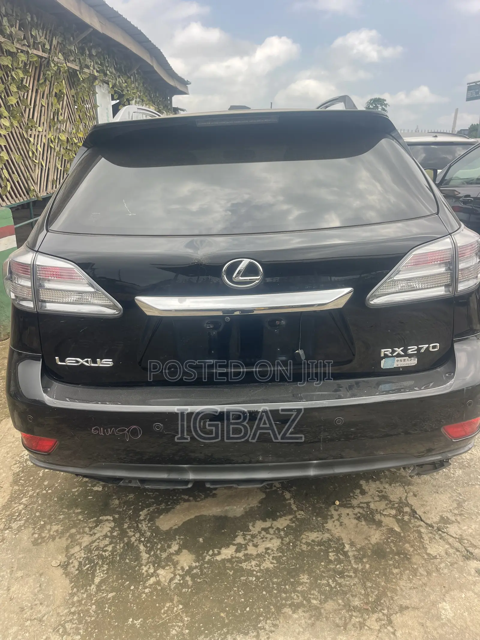 Lexus RX 270 2012 Black