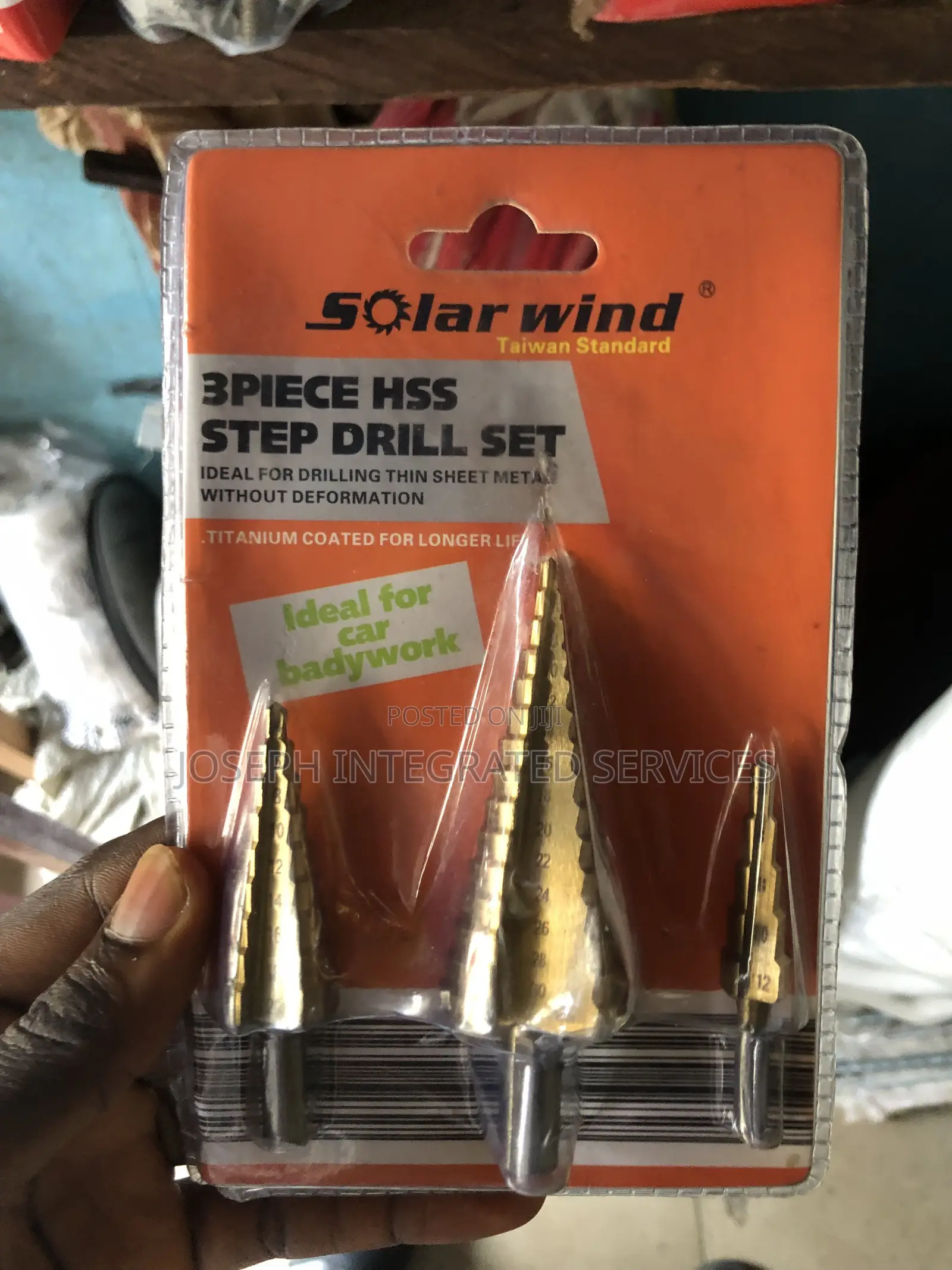 Solar Wind 3-Piece HSS Step Drill Set