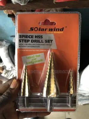 Solar Wind 3-Piece HSS Step Drill Set