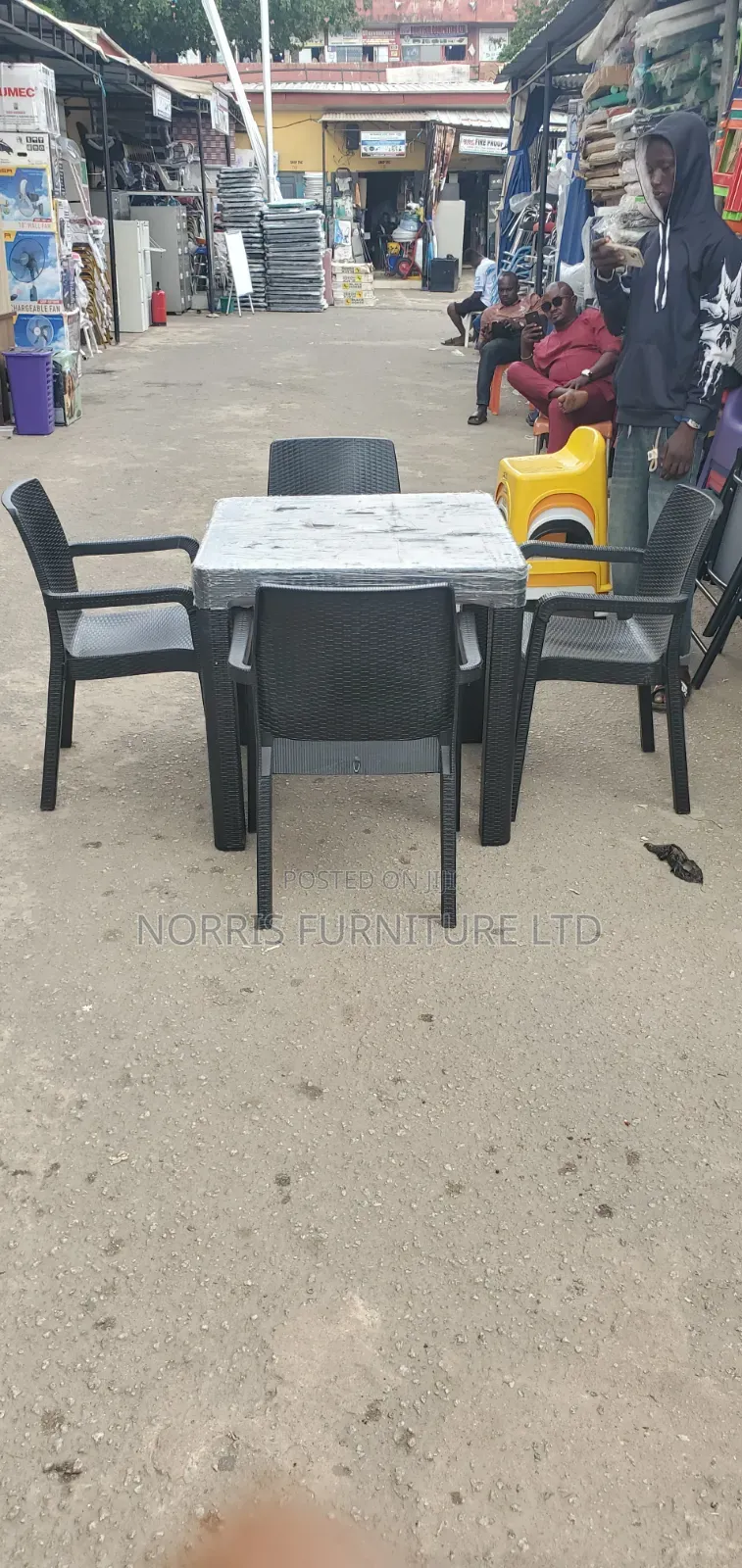 A Sets of Garden Table and Chairs