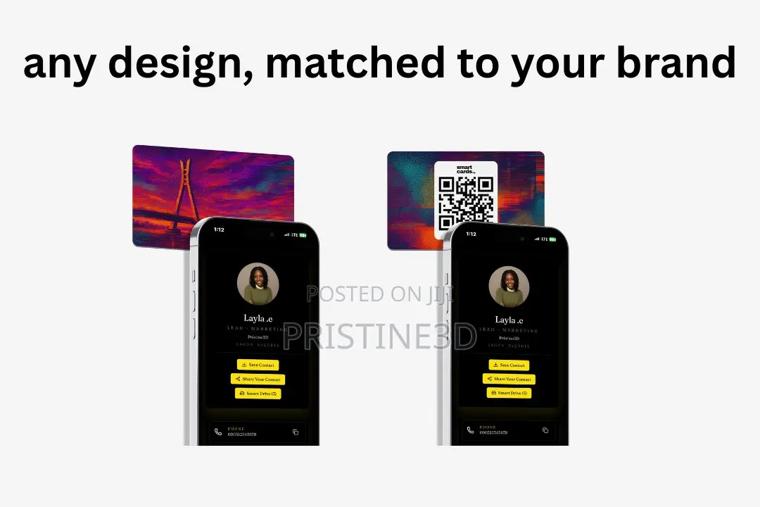 Custom NFC QR Code Business Card